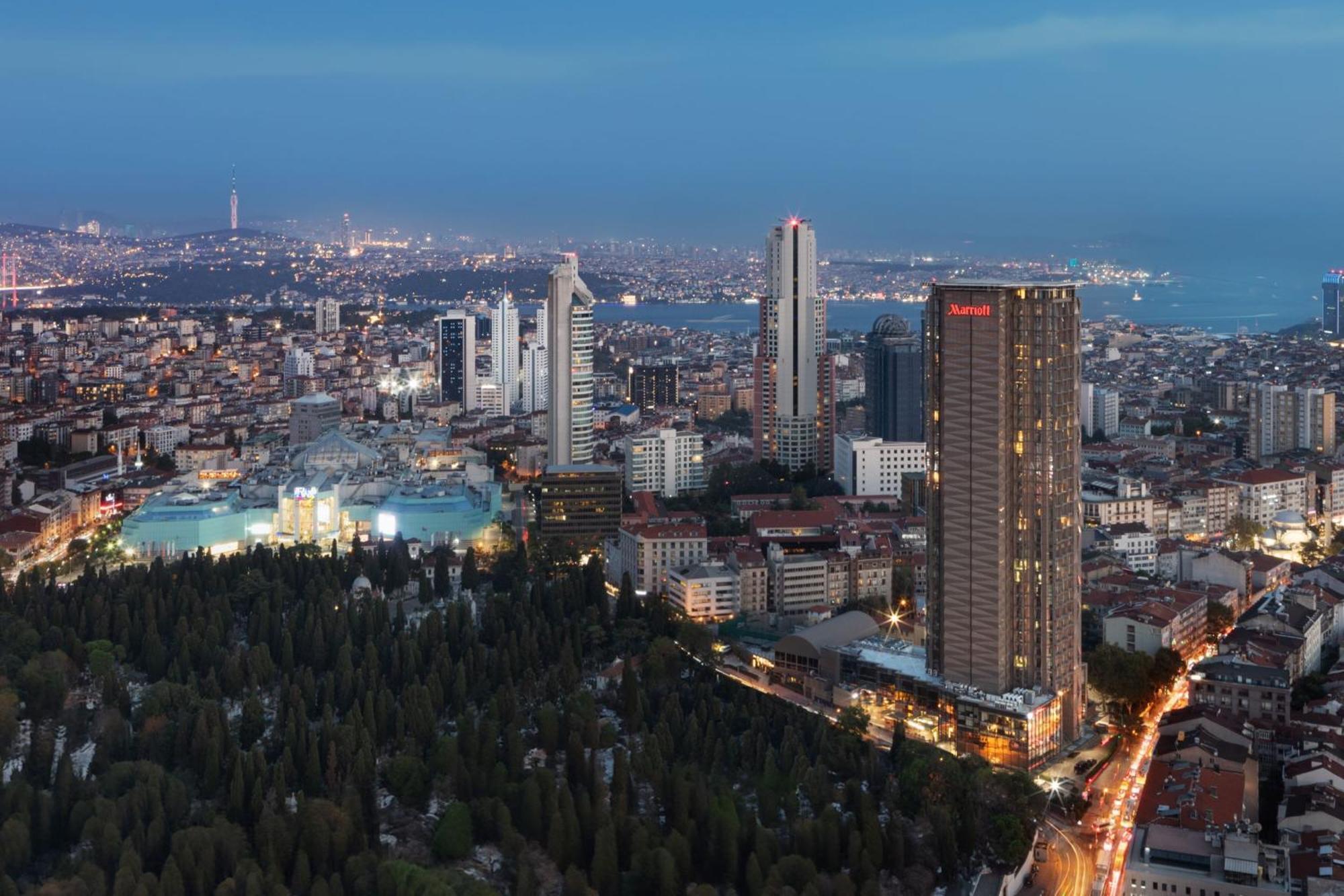 Istanbul Marriott Hotel Sisli Exterior foto